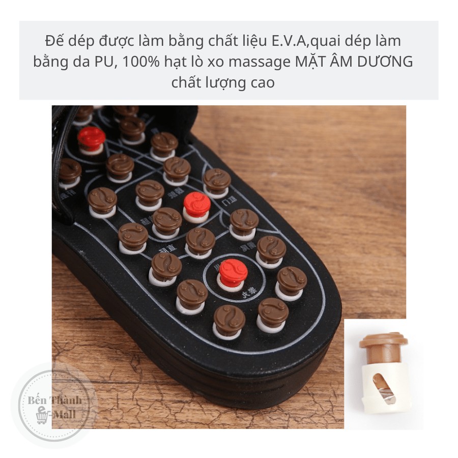 Dép massage bấm huyệt bàn chân [Giảm mệt mỏi căng thẳng]