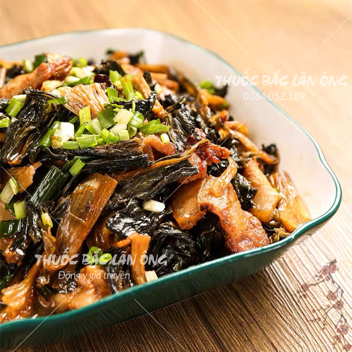 Củ cải bẹ trắng khô 100g (Hầm canh, xào, muối dưa)