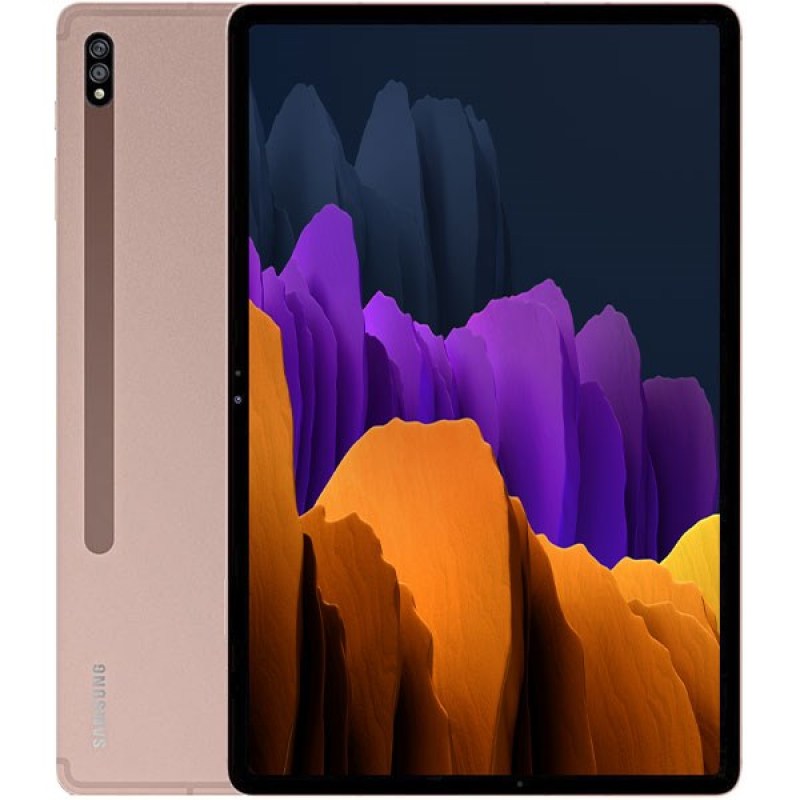 Máy tính bảng Samsung Galaxy Tab S7 Plus (6GB/128GB) tặng bao da bàn phím chính hãng, nguyên seal, MỚI 100%, Màn hình: Super AMOLED, 12.4, CPU: Snapdragon 865+ 8 nhân, Pin khủng: 10.090mAh chính hãng