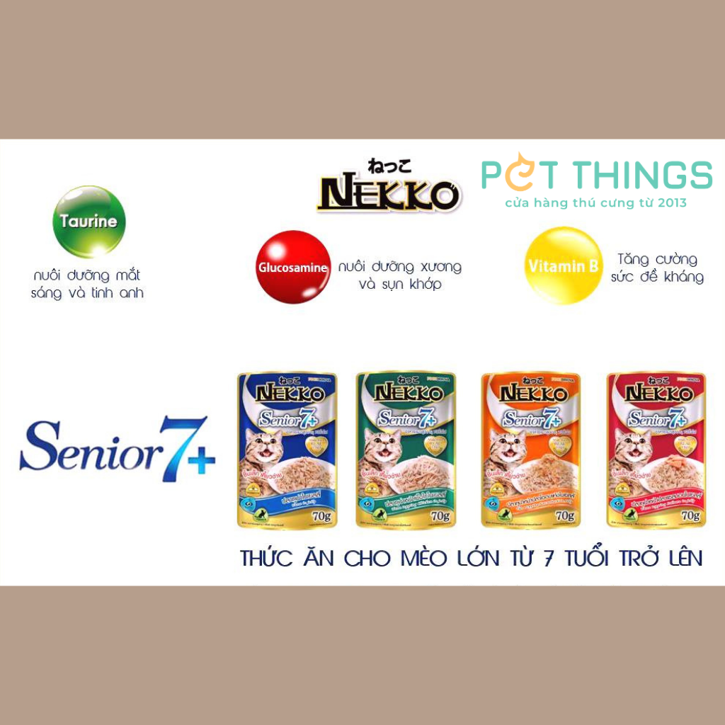 Pate Cho Mèo Nekko Thái Lan 70g