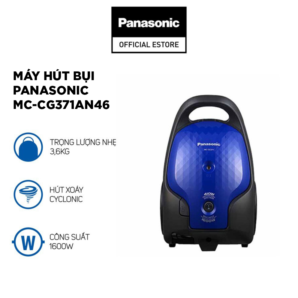 Máy Hút Bụi Panasonic MC-CG371AN46  - Thiết kế nhỏ gọn - Bảo hành chính hãng 12 tháng