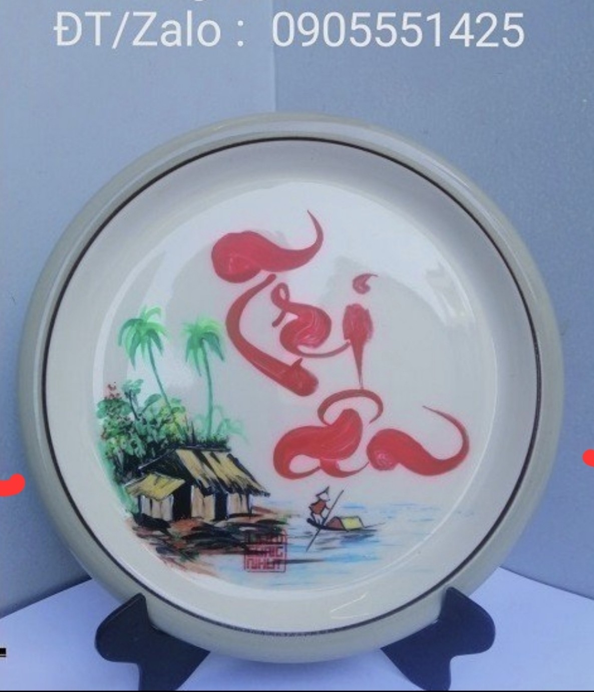 Đĩa thư pháp tri ân thầy cô