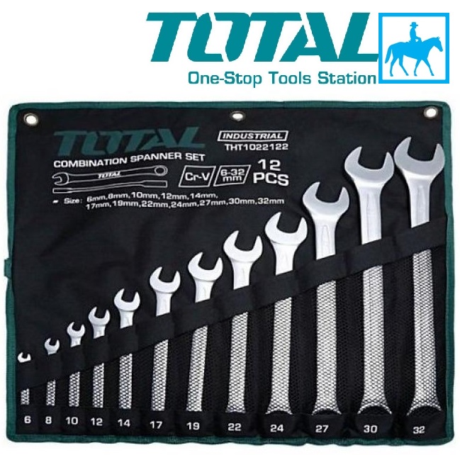 Bộ 12 cờ lê vòng miệng 6mm tới 24mm ingco hkspa1142 điện sài gòn