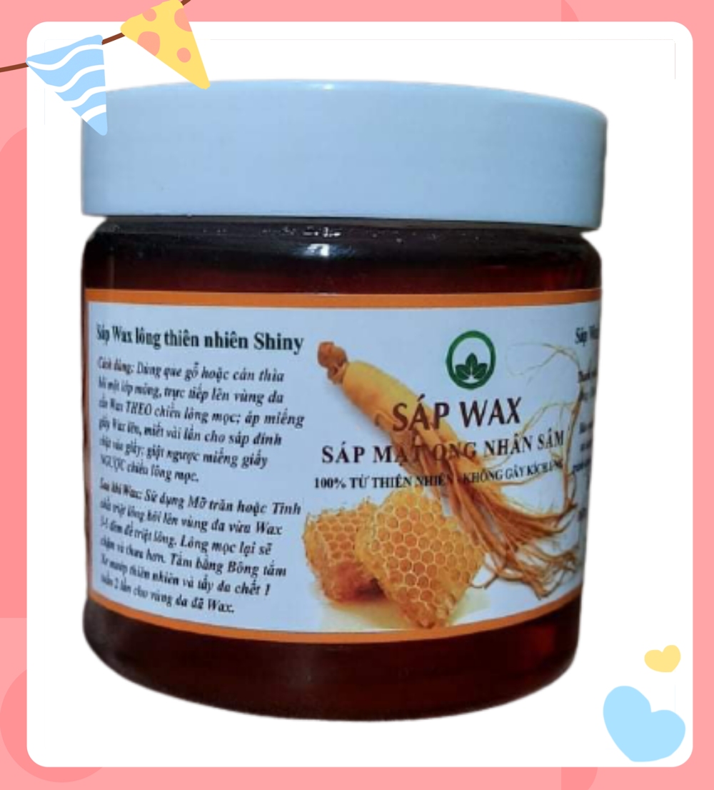 sap wax nhân sâm shiny handemade
