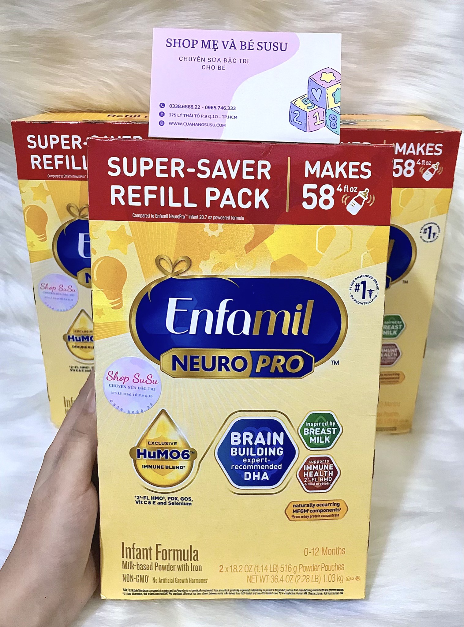 (NỘI ĐỊA MỸ) Sữa Enfamil Neuro Pro NON-GMO Infant Formula 1030g