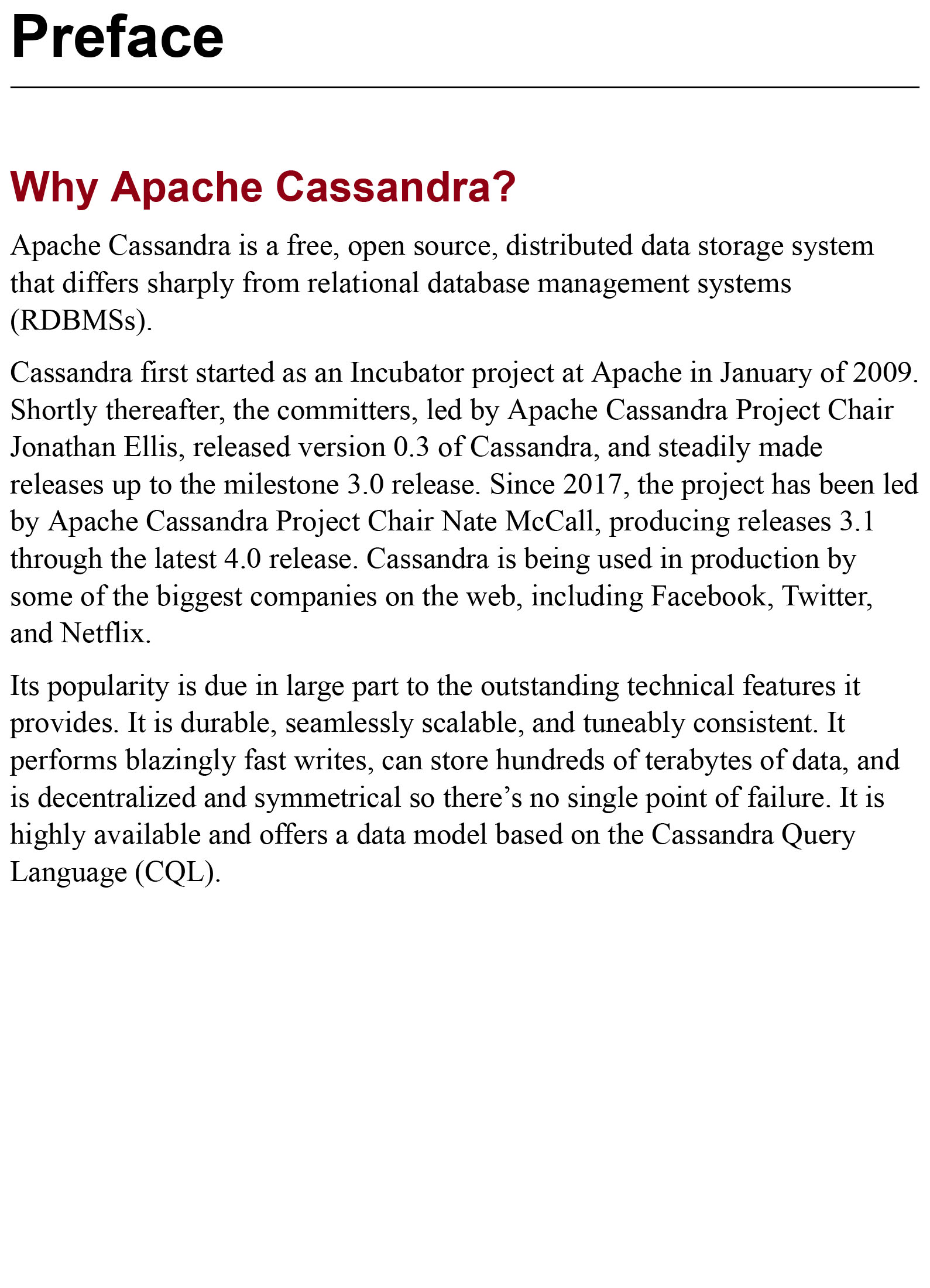 Cassandra The Definitive Guide, (Revised) Third Edition, 3rd Edition Sách tiếng anh