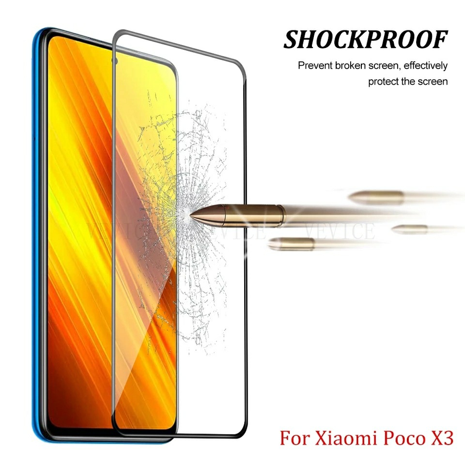 Cường lực Xiaomi Poco X3 / Poco X3 Pro dùng chung Full màn cao cấp viền mỏng