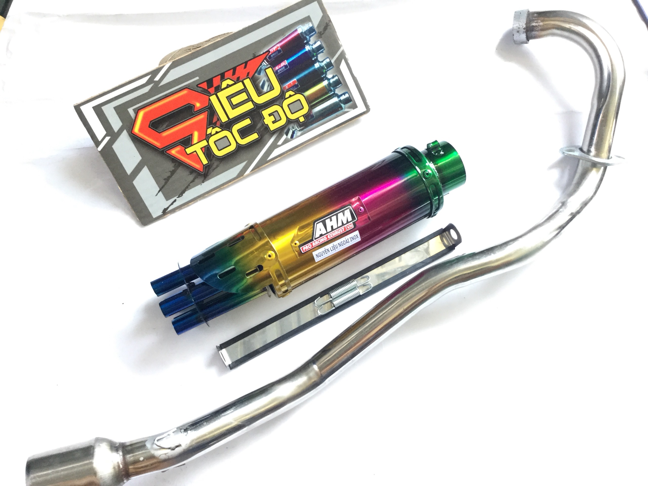 Combo pô 6 nòng bao gồm cả cổ pô độ cho xe exciter 150.........