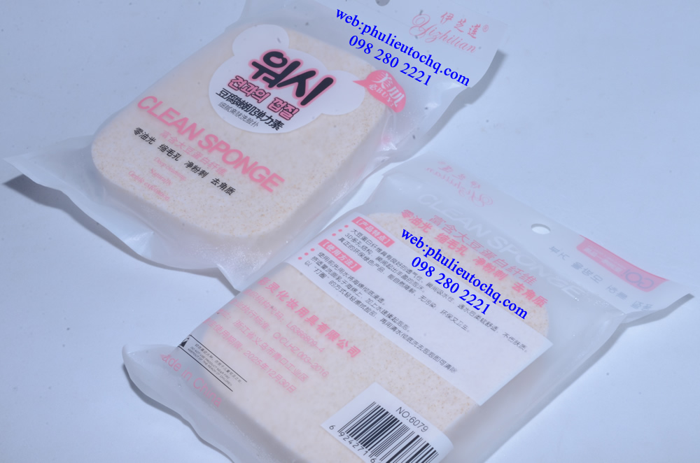 Bông rửa mặt bọt biển
