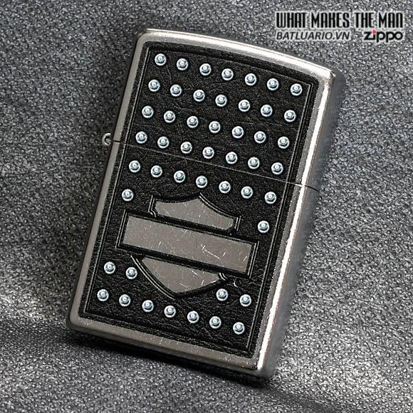 Zippo 28482 - Zippo Harley Davidson Shield - Street Chrome