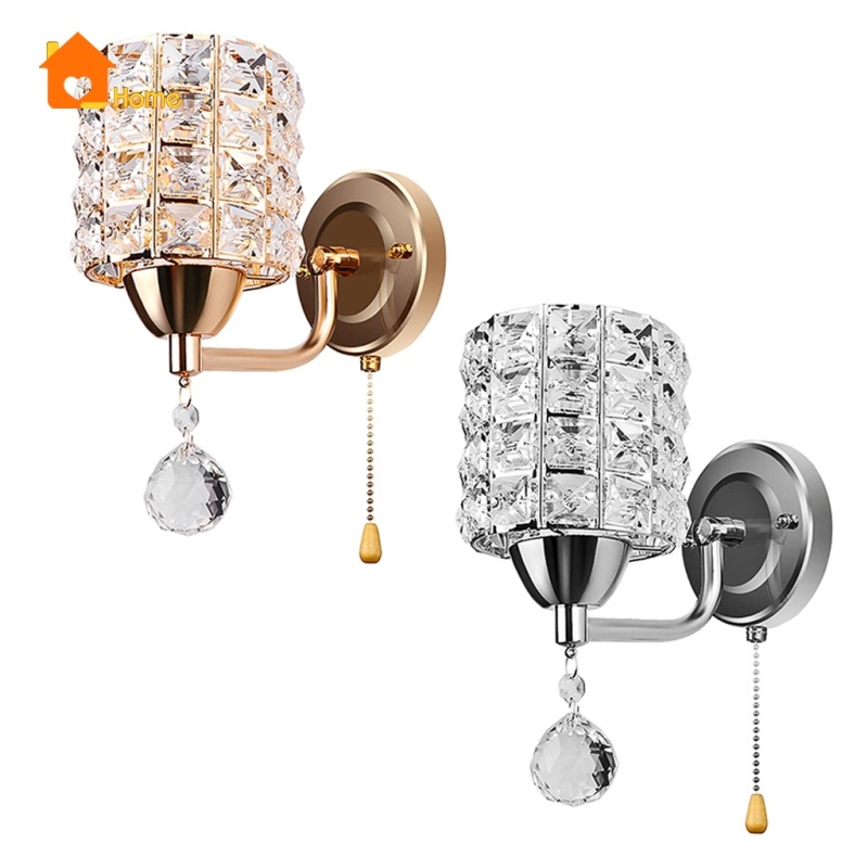№卍✑  Đèn Led Pha Lê Gắn Tường Trang Trí Nội Thất E26 / E27