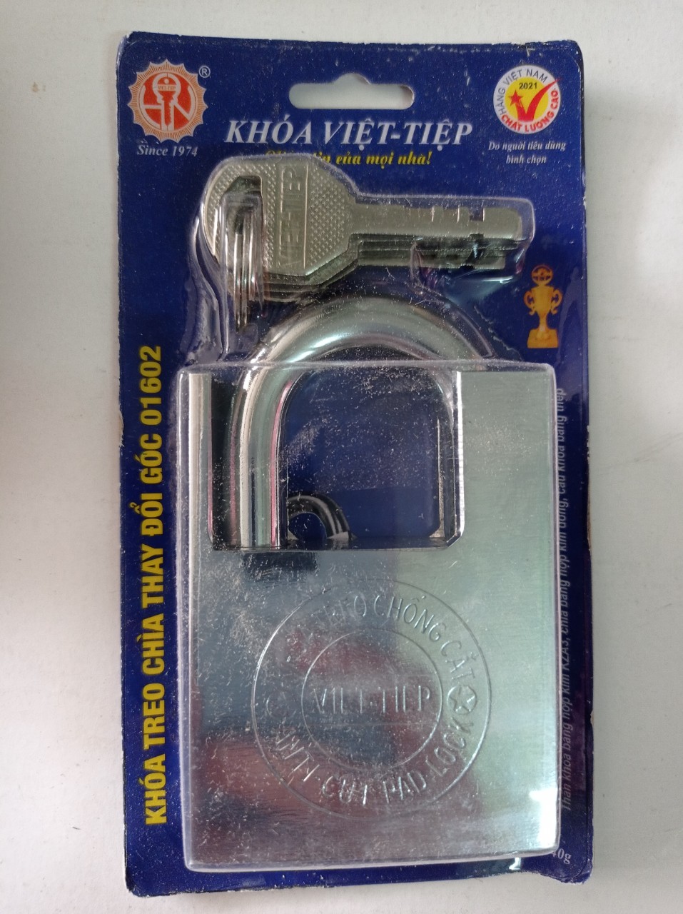 KHOÁ CHỐNG CẮT INOX VIỆT TIỆP