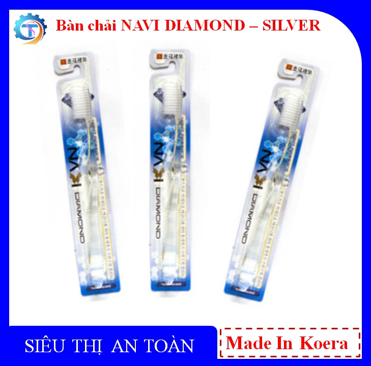 Bàn chải đánh răng NAVI DIAMOND – SILVER Hàn Quốc