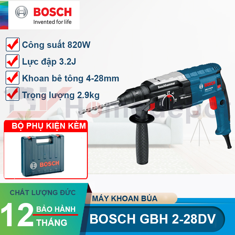 Máy khoan búa GBH 2-28DV V.2015