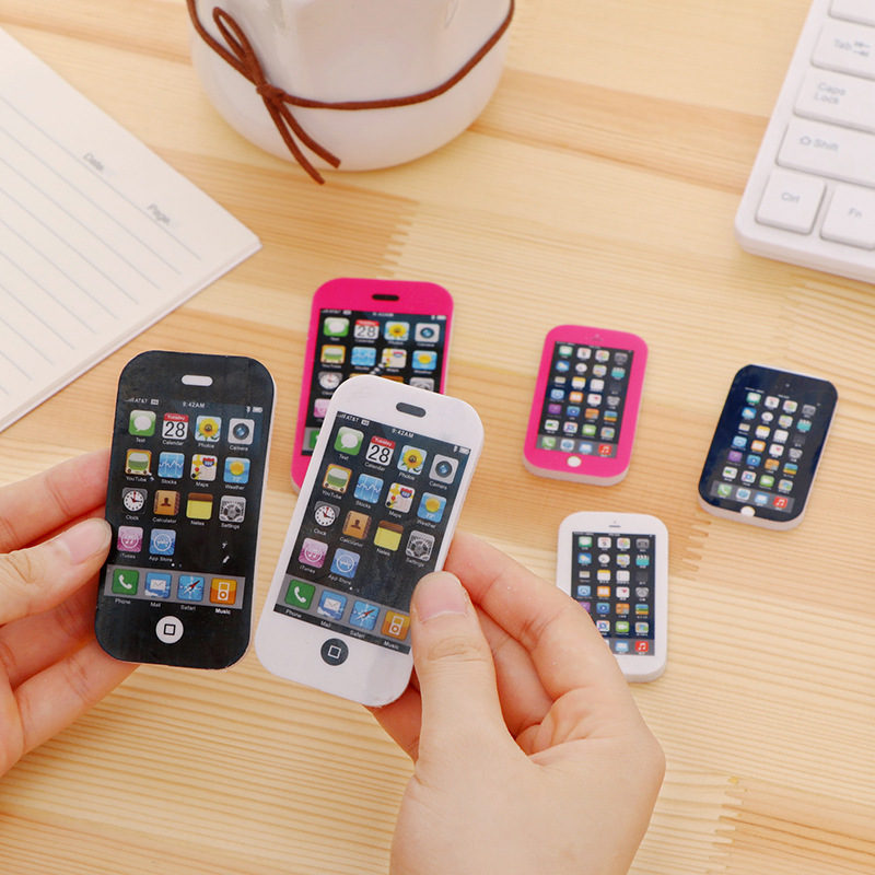 SET 10 Tẩy / gôm bút chì hình iphone cute