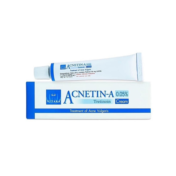 [HCM]Tretinoin Acnetin A 0.05% Kem giảm mụn mẫu mới Retin A 5.0