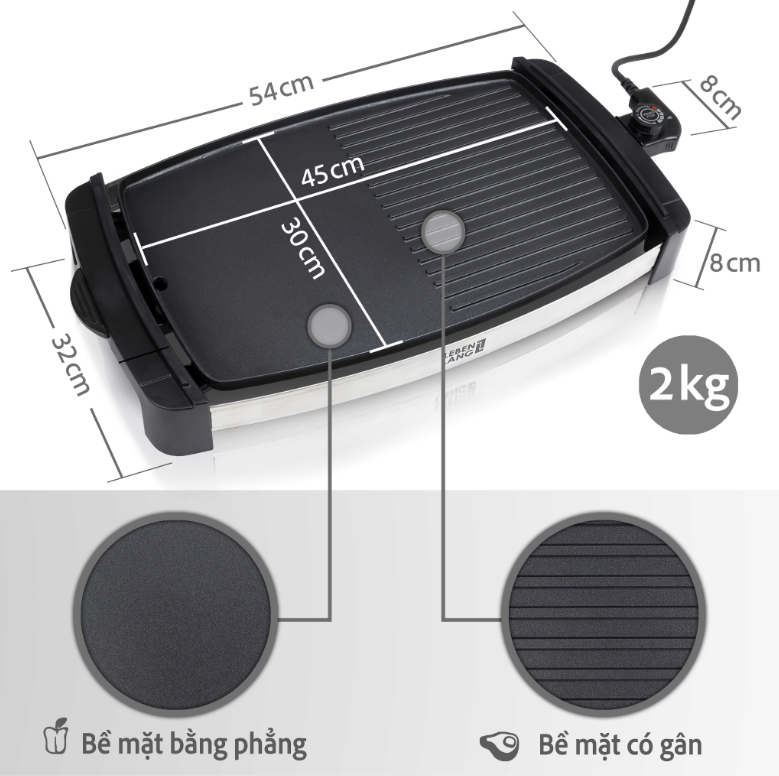 Bếp nướng điện LEBENLANG LBG 8588
