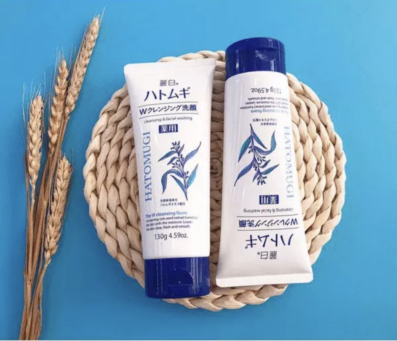 Sữa rửa mặt Hatomugi 130g Nhật Bản