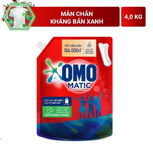 Túi nước giặt OMO Matic 3,6kg/3,7kg