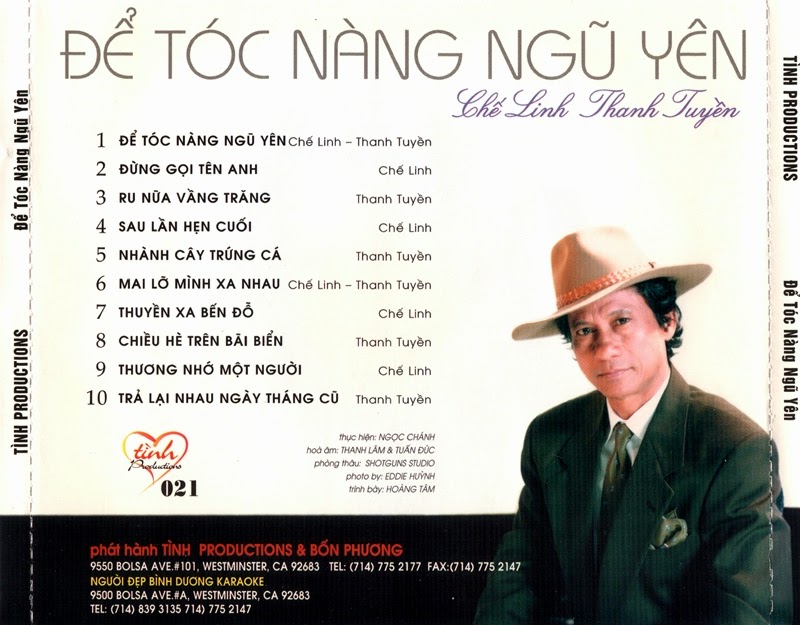 [MDCD] Bộ 5 Đĩa CD Chế Linh Thanh Tuyền Nhạc Tuyển