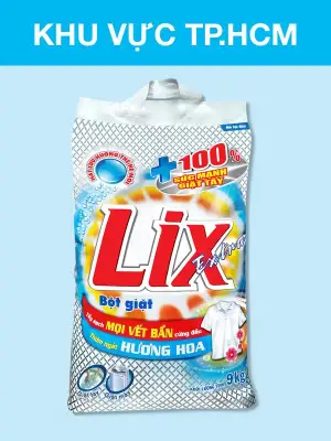 Bột giặt Lix Extra hương Hoa 9kg