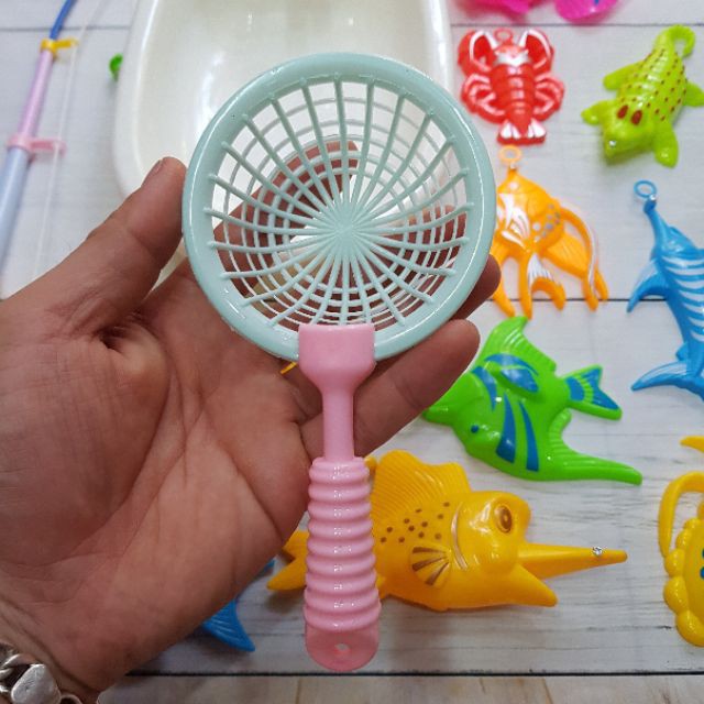 Đồ Chơi Câu Cá Nhựa Loại Thau Đựng