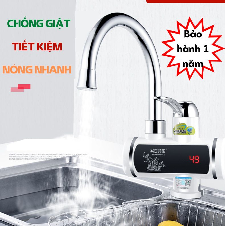  Máy Làm Nước Nóng Trực Tiếp Tại Vòi Bình Nóng Lạnh Tại Vòi  Máy Nước Nóng Trực Tiếp Tại Vòi Làm Nóng Nhanh Chống Giật An Toàn Dễ Dàng Lắp Đặt - Bảo Hành Chính Hãng 