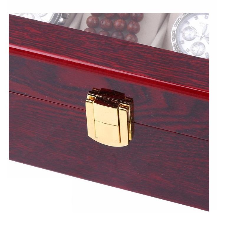 Hộp Đựng Đồng Hồ 6 Ngăn Bằng Gỗ