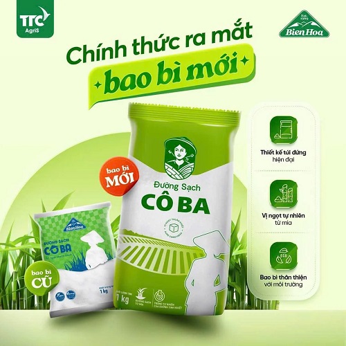 Đường cát Cô Ba hiệu Biên Hòa 1kg