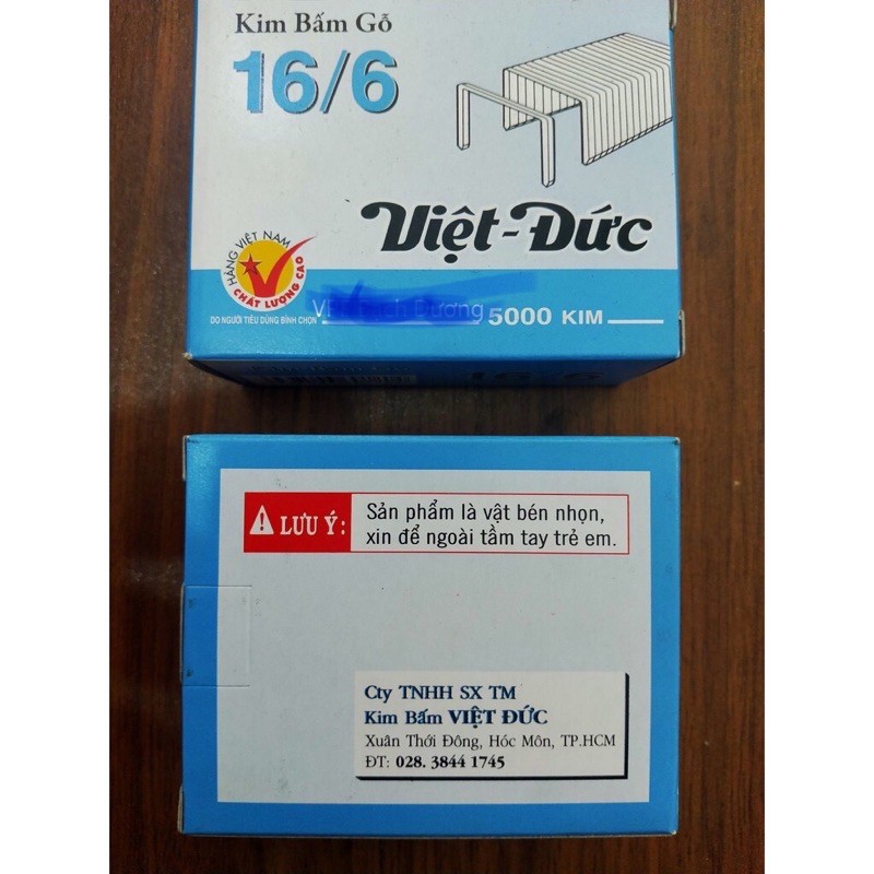 Ghim bấm gỗ/ kim bấm gỗ VIỆT ĐỨC 16/6 [Có sẵn] [Ảnh thật] [Giá hủy diệt]