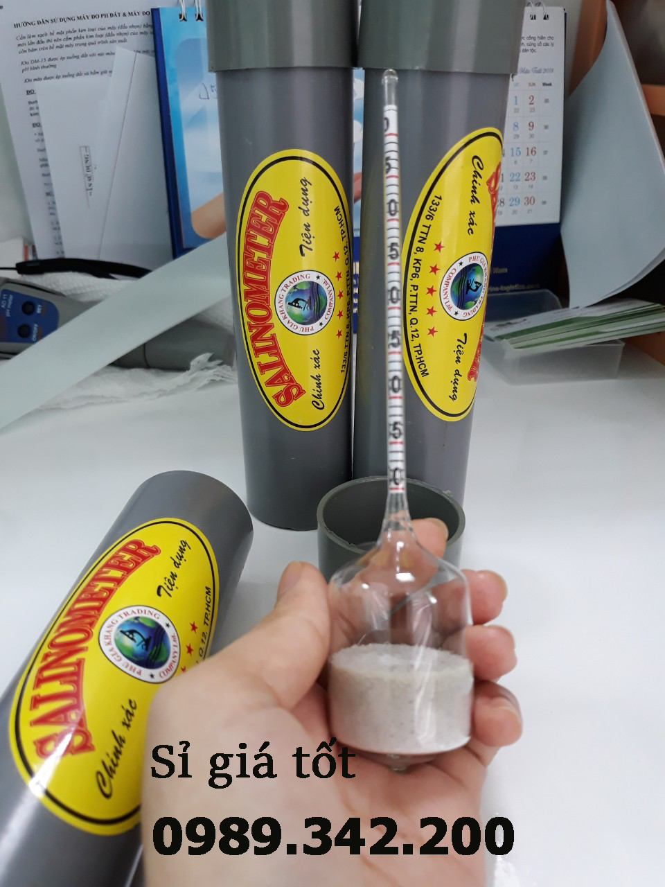 Ống đo độ mặn hàng chuẩn