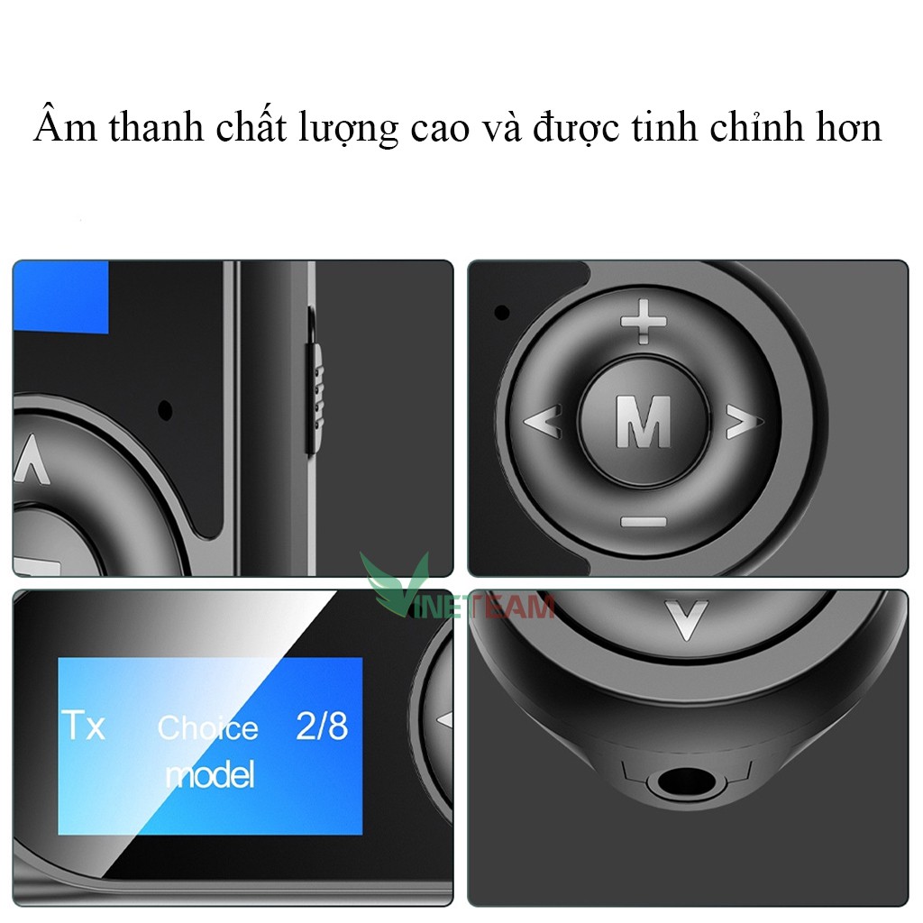 Bộ Thu Phát Âm Thanh Lcd T13 Usb Bluetooth 5.0 3.5Mm -Dc4352