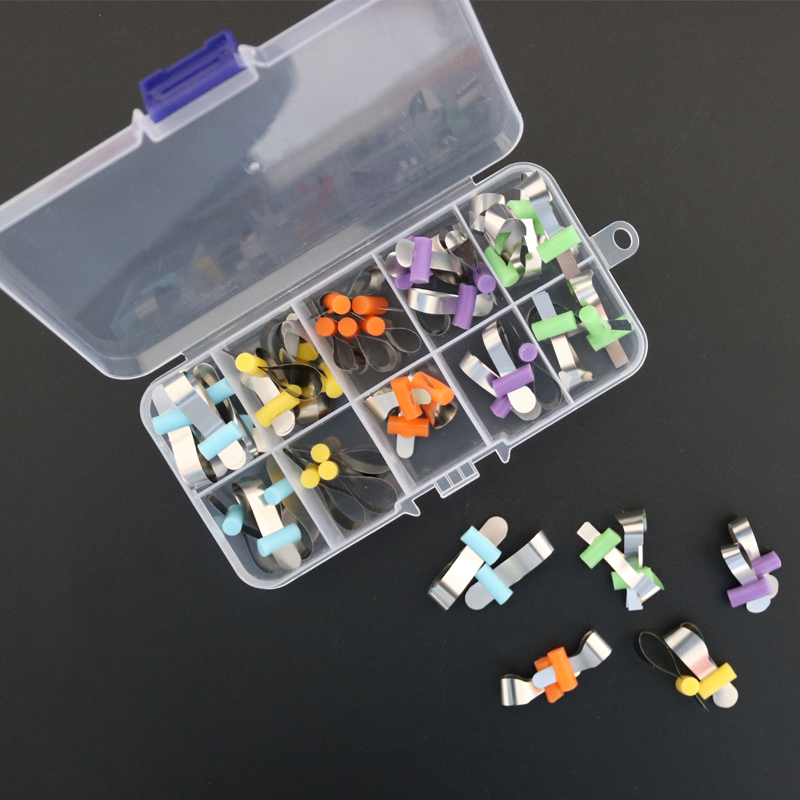 50 Pcs/Box Matrix Bands Retainerless Automatrix with Locking Latch Matrix Matrices