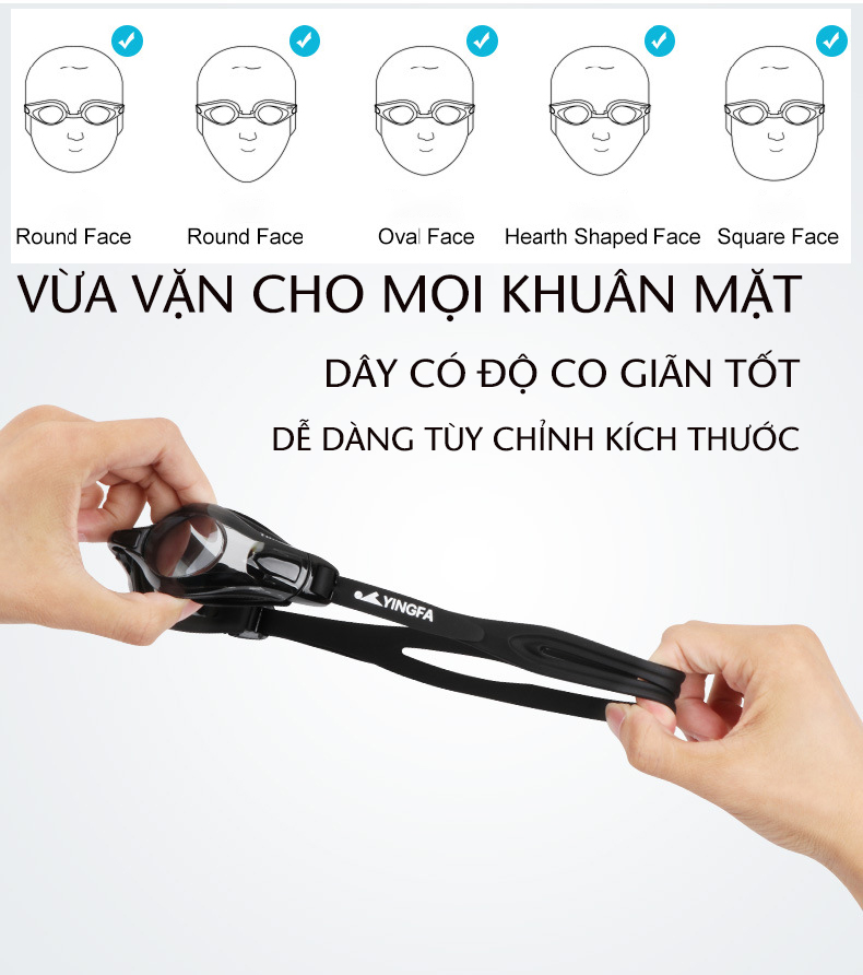 Kính Bơi YingFa - Y2800AF (Swimming Goggles)