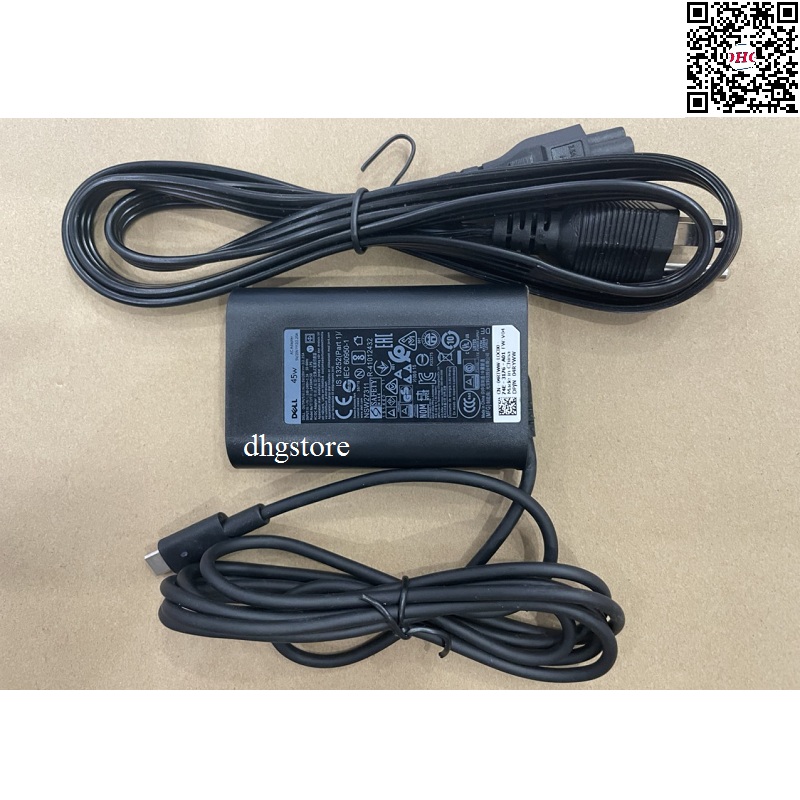 Sạc laptop Dell 5V-3A/ 9V-3A/ 15V-3A/ 20V-2.25A 45W Chân Sạc Type C