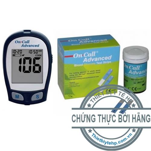 Que thử đường huyết tiểu đường OnCall Advanced (Hộp 25 que)