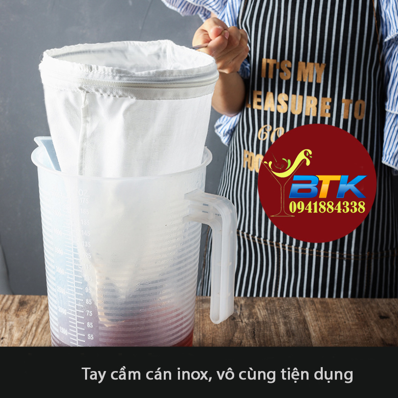 Vợt Lọc Trà Cán Inox