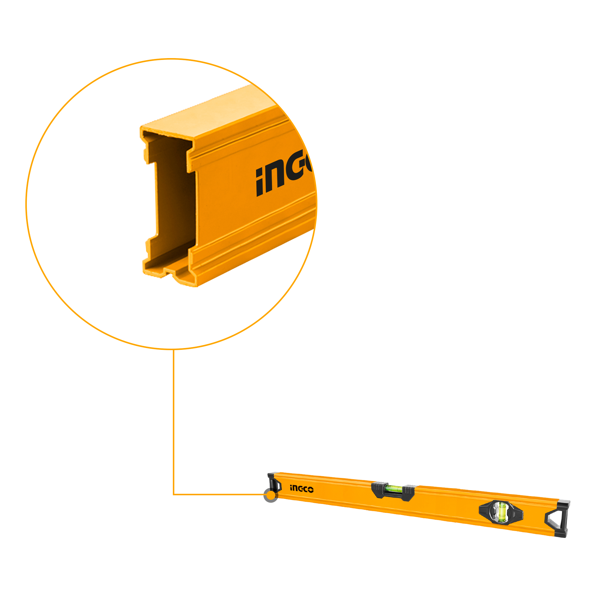 Thước thủy 100cm INGCO HSL58100