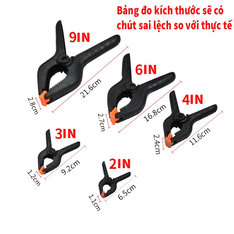 Kẹp phông nền chụp ảnh Studio nhiều Size