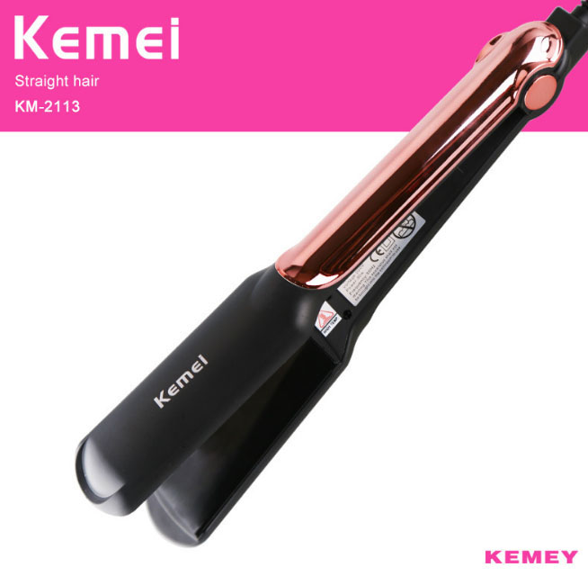 Máy duỗi tóc 2in1 kemei km-2113 cao cấp
