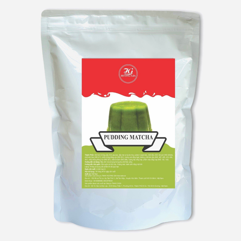 Bột Pudding Matcha Phù Hợp Làm Topping Cho Các Món Trà Sữa