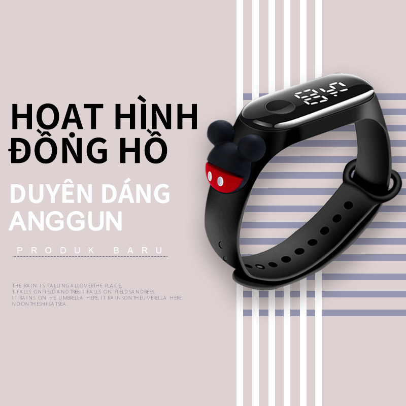 Đồng hồ LED trẻ em nhân vật