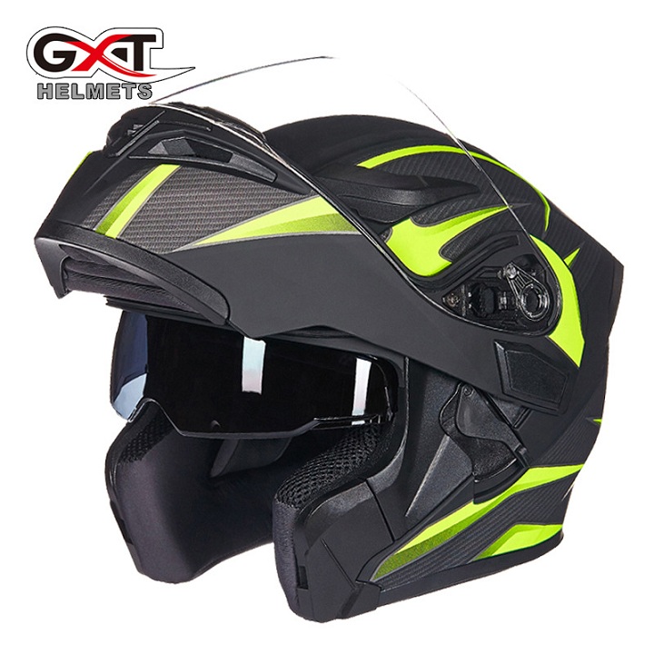 Mũ Bảo Hiểm Fullface Lật Hàm 2 kính GXT