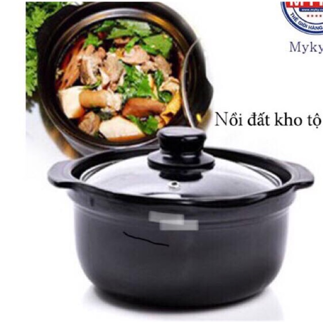 NỒI ĐẤT KHO CÁ THỊT LOẠI 2 LÍT - NỒI ĐẤT 2L Cao câp