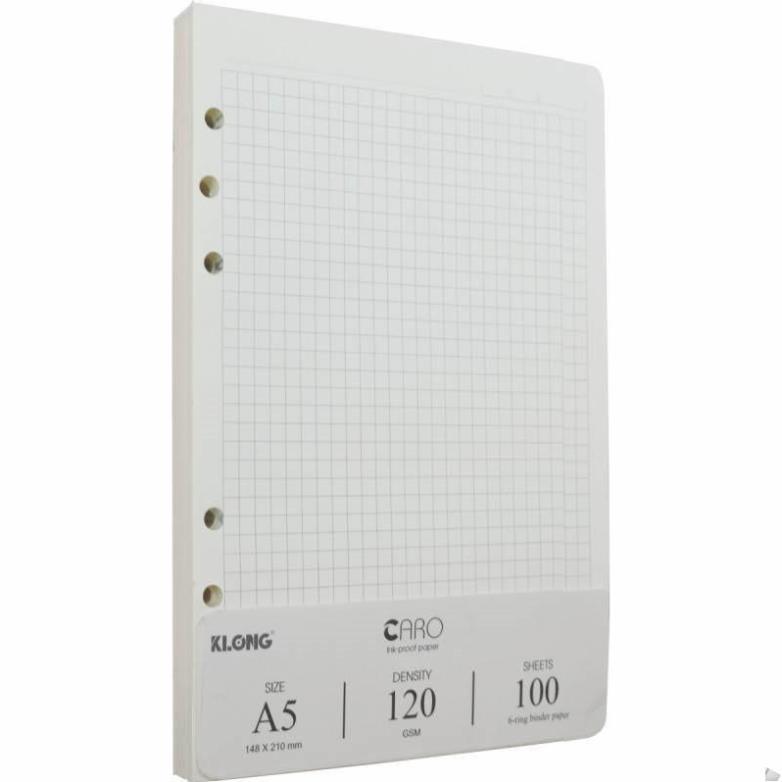 Ruột sổ còng giấy refill Caro A5 100 tờ; MS: 996 .