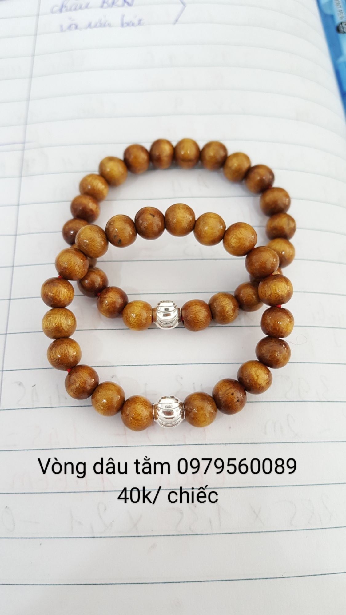 Vòng dâu tằm 1 bi bạc