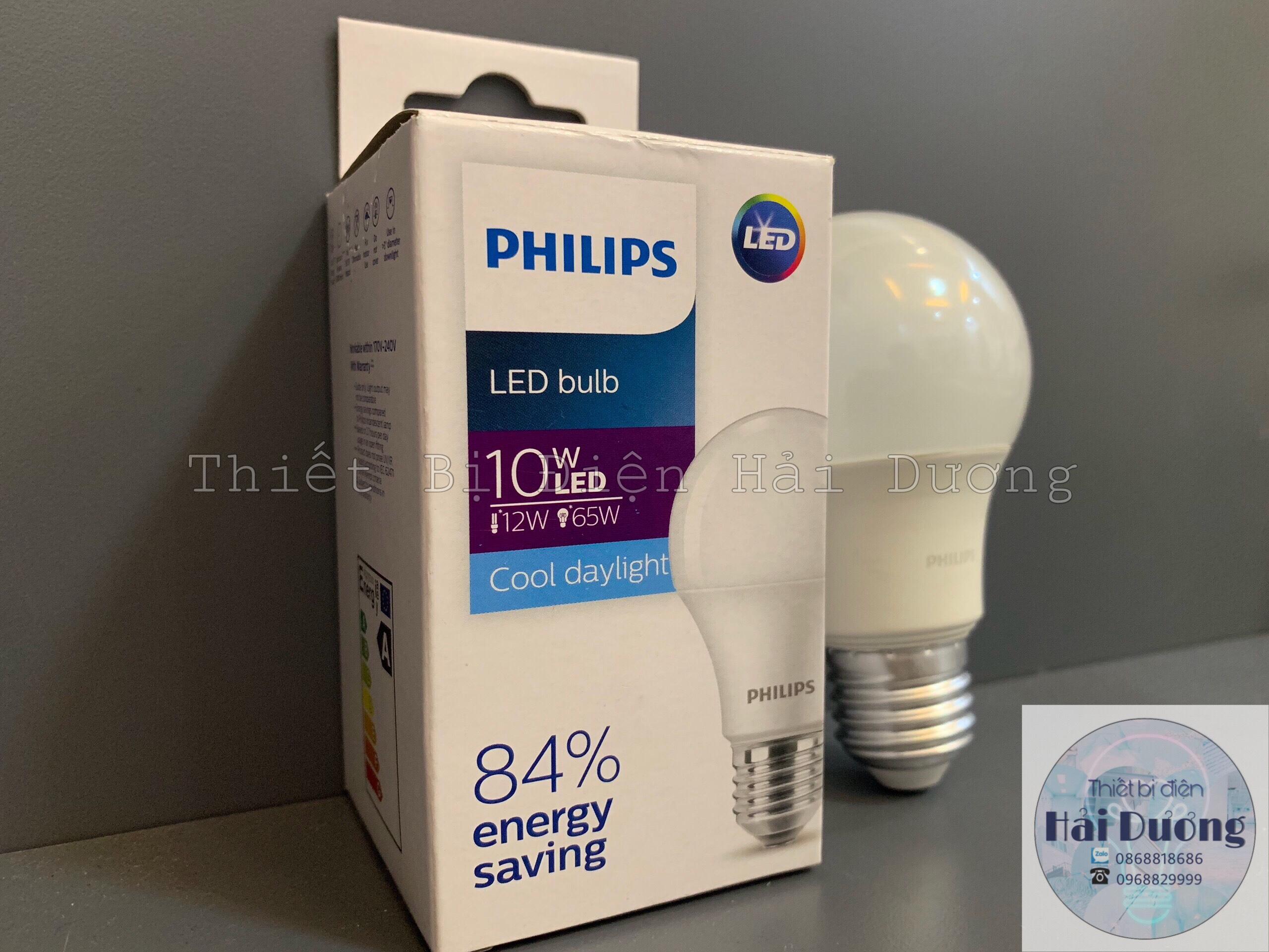 Bóng đèn LED Bulb 10w E27 Philips HV 1PF/20 GMGC  (Trắng/Vàng)