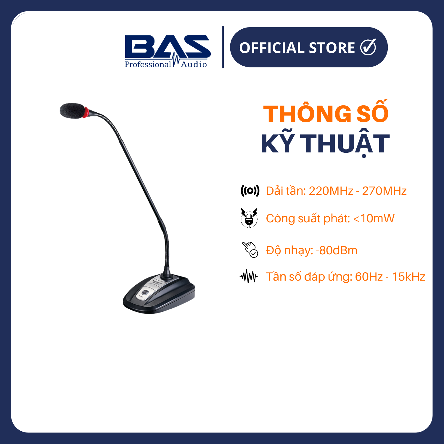 Micro hội nghị không dây Takstar MS-208W