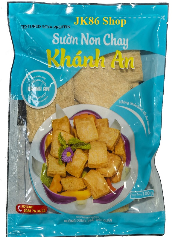 SƯỜN NON CHAY KHÁNH AN GÓI 100GR