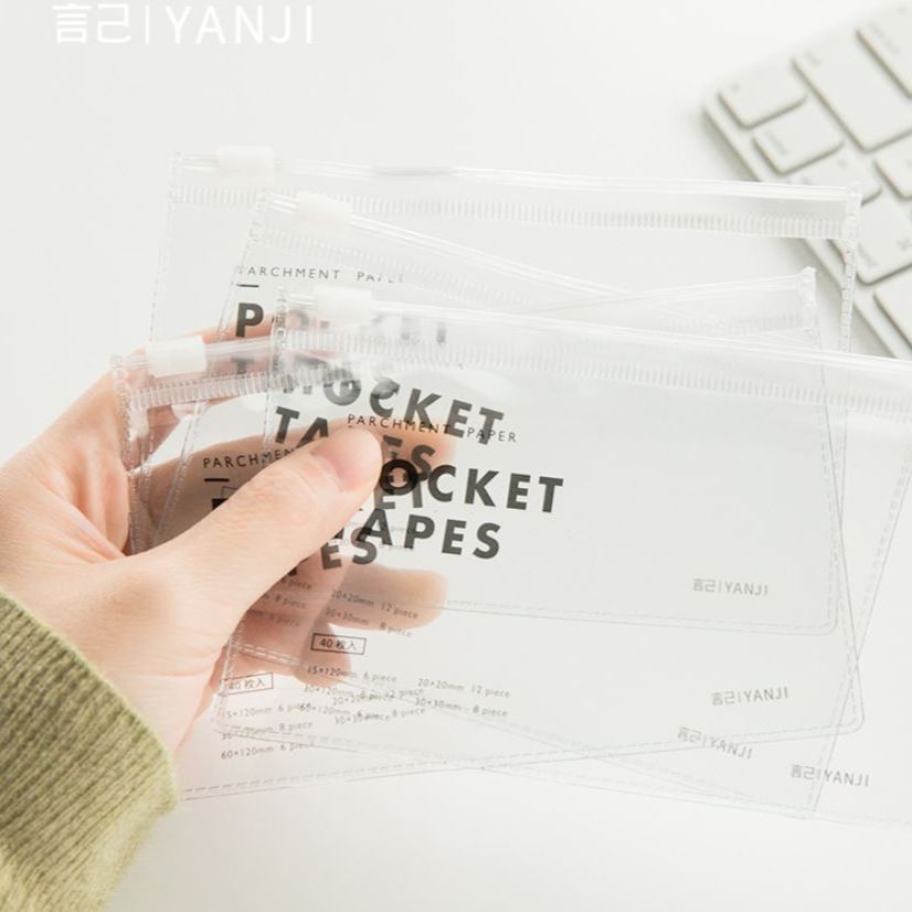 [HCM]Bộ 40 sticker hình dán Pocket Tapes | BSB029